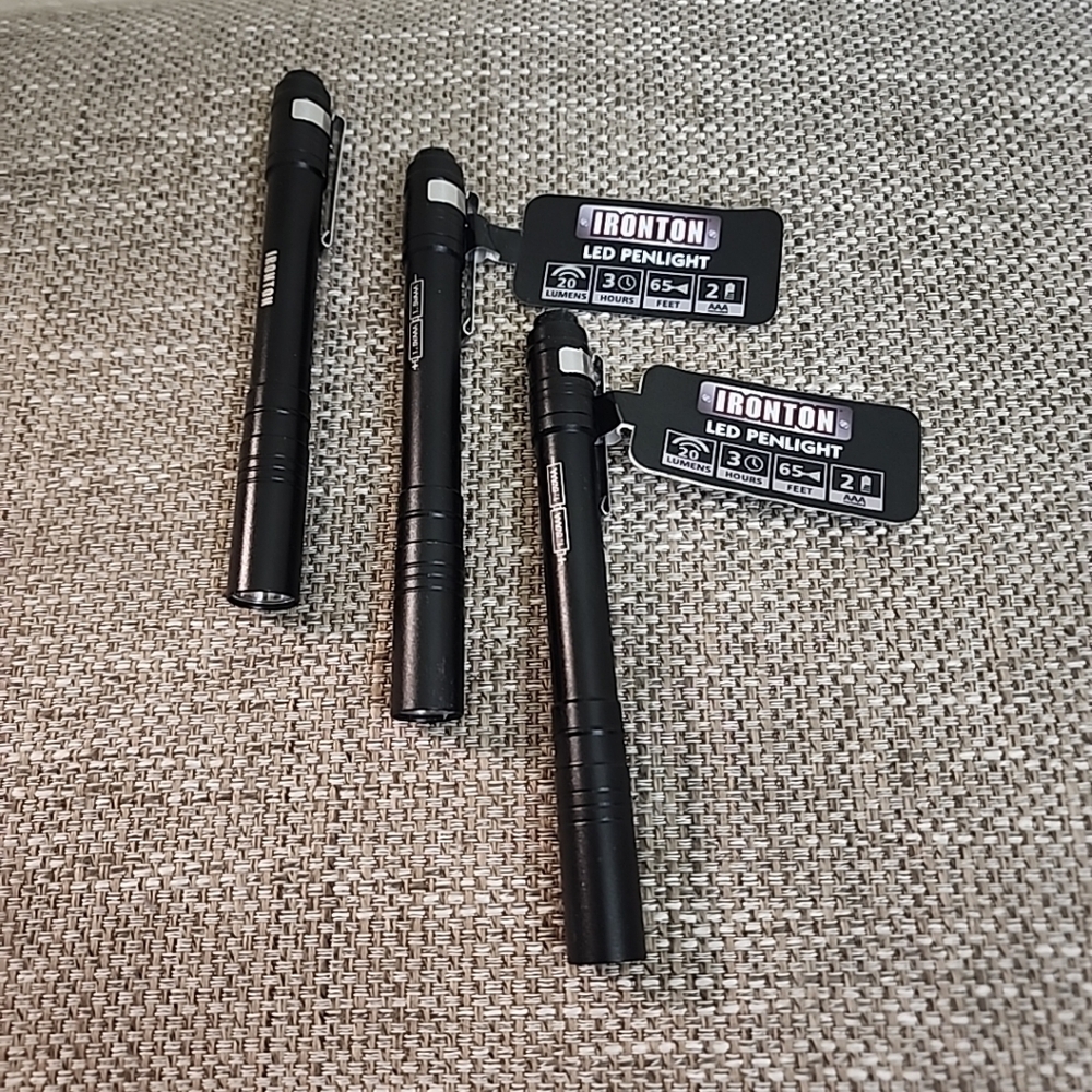 IRONTON Led Penlight 20 Lumens Set Of 3-piece.